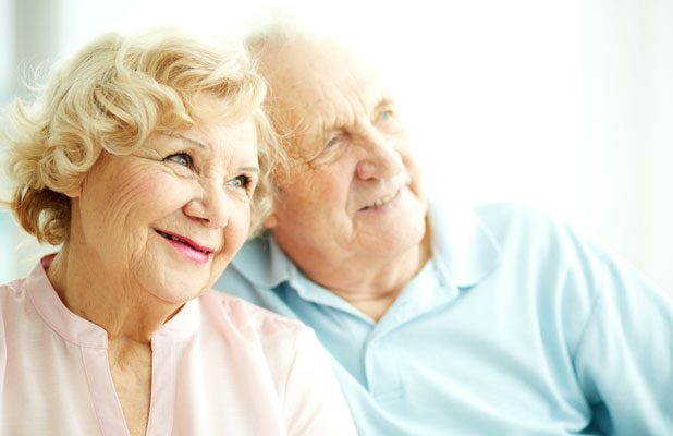 elderly couple