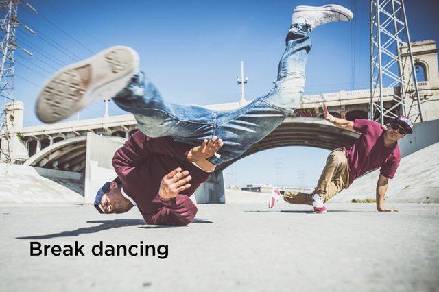 break-dancing