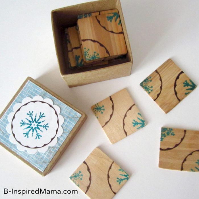 DIY Snowflake Puzzle gift