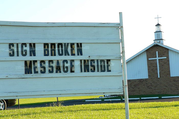 Church-sign
