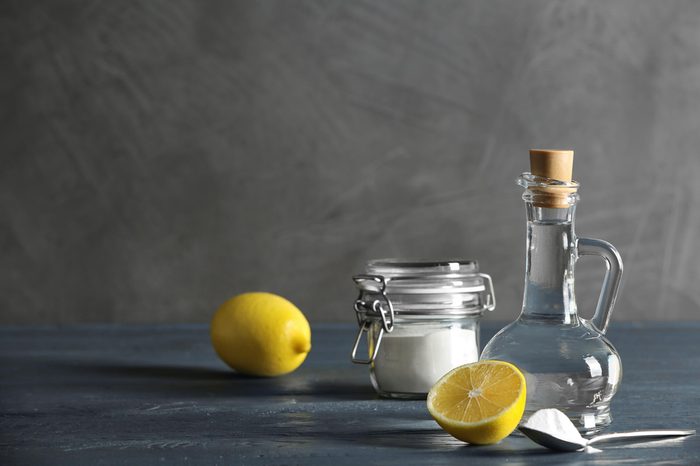 baking soda vinegar lemons