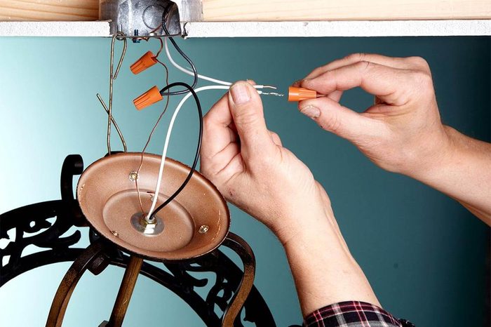 broken light fixture