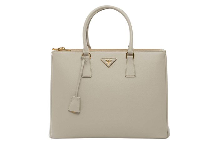 Prada Double Zip Tote, Talco
