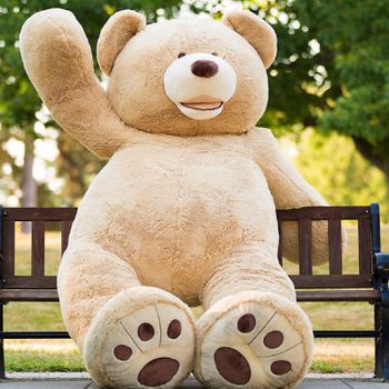 93" Plush Bear