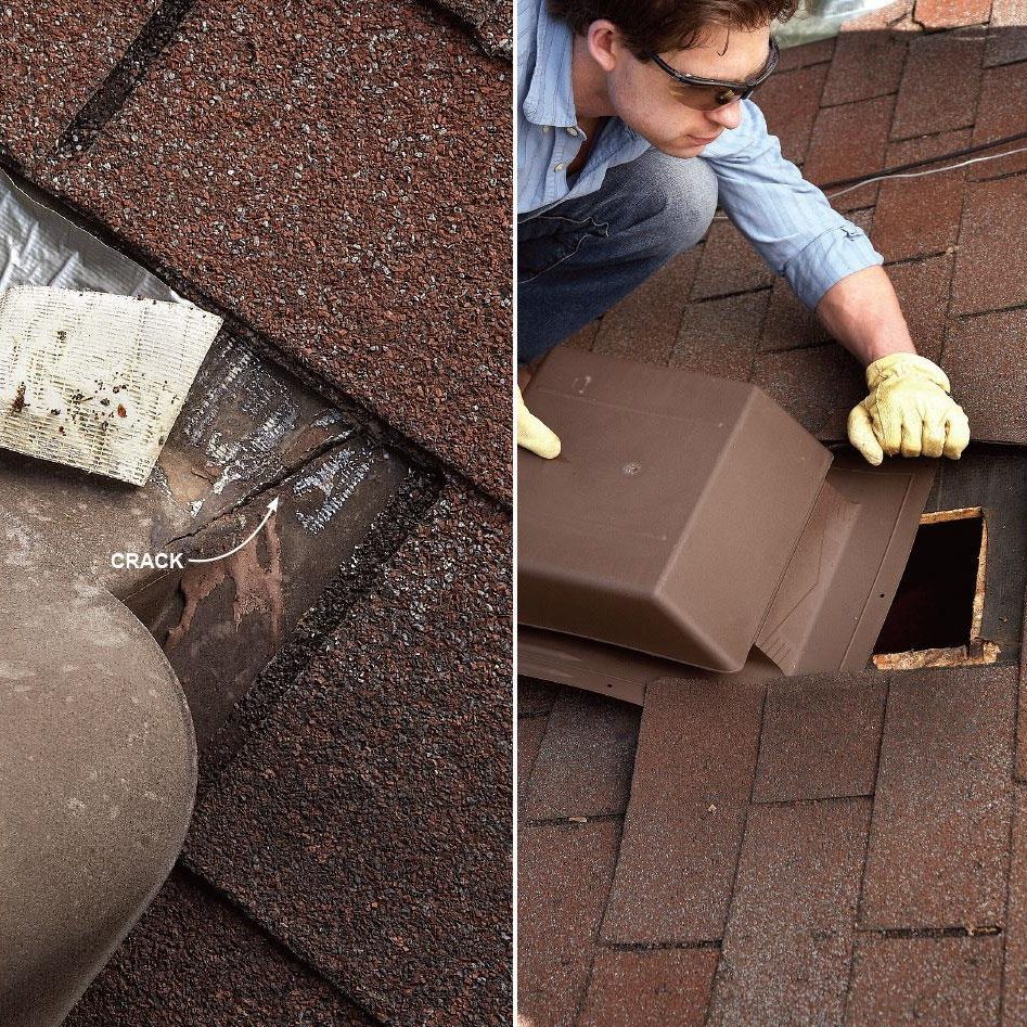 repairing roof vents