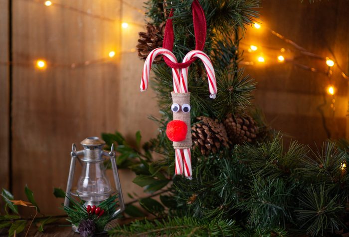 candy cane reindeer