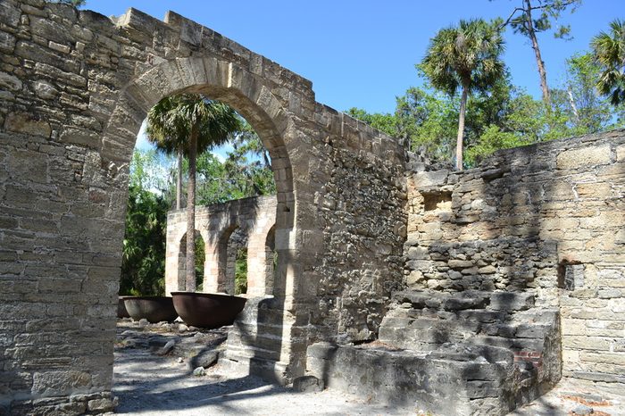 Sugar mill ruin in Florida