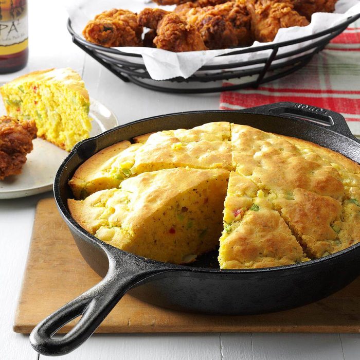Skillet Herb Bread