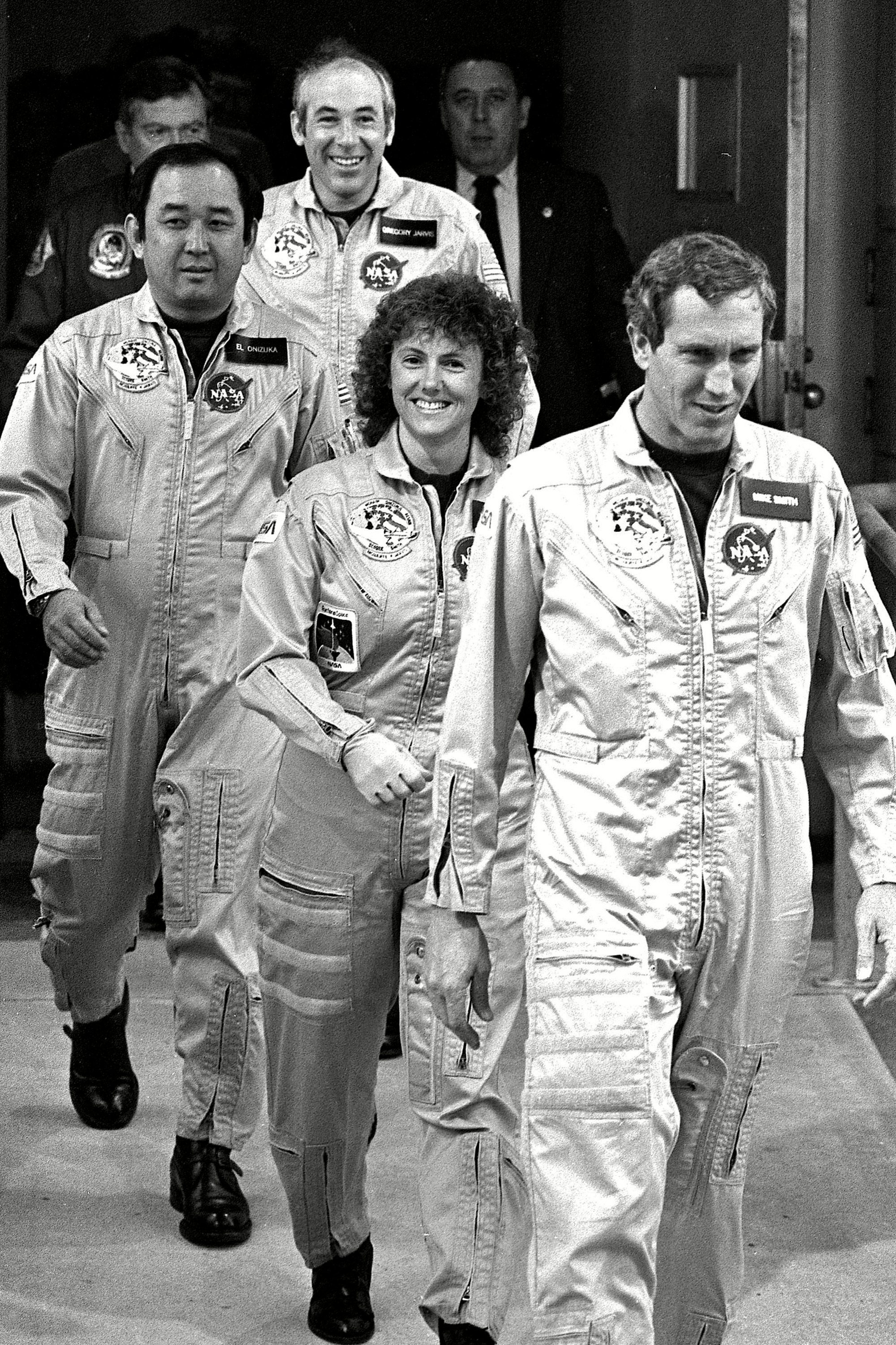 Four crew members