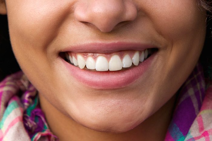 Close up portrait of a beautiful african american woman face smiling