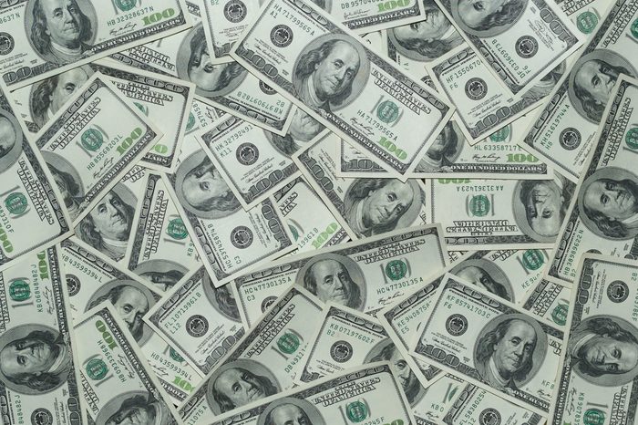 Background of dollar bills