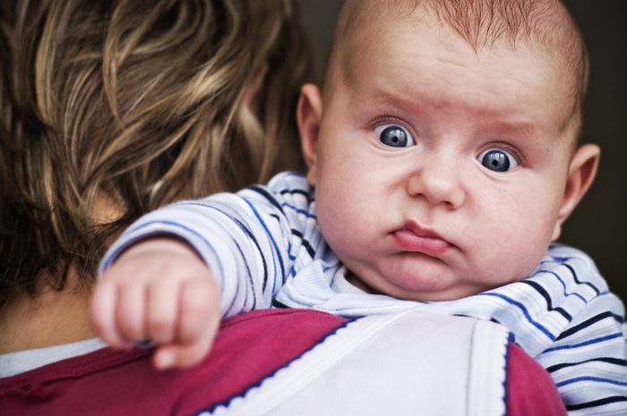 baby funny face