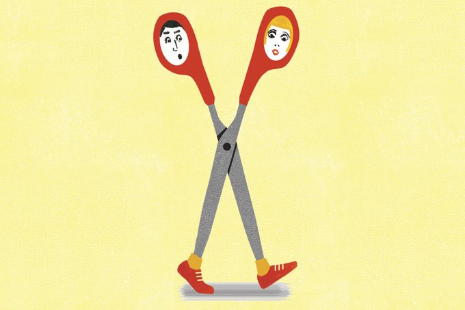 running scissors illustration by ellen weinstein