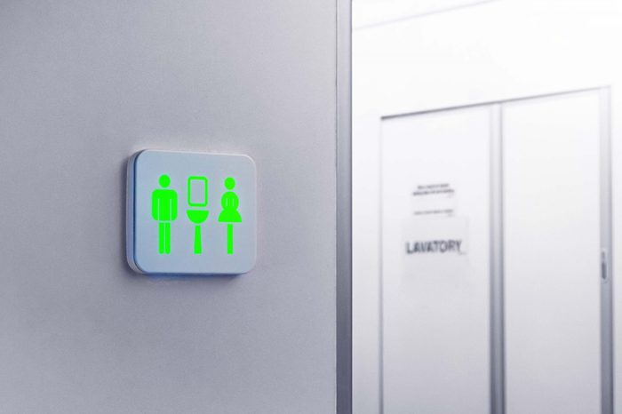 airplane bathroom