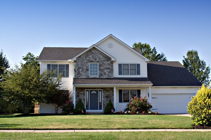 Pretty home in the suburbs.