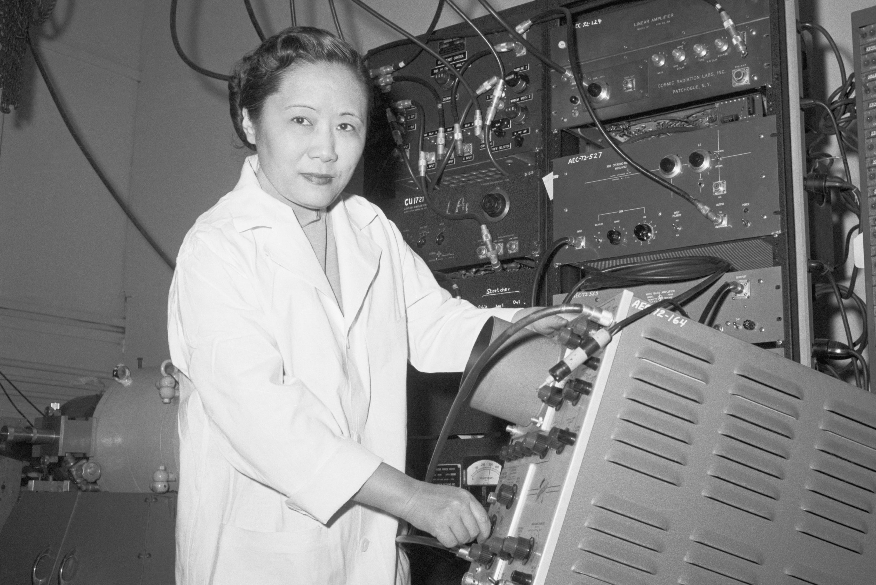 Chien-Shiung Wu in a Laboratory