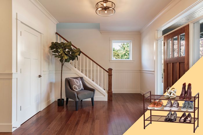 entryway with suggested product