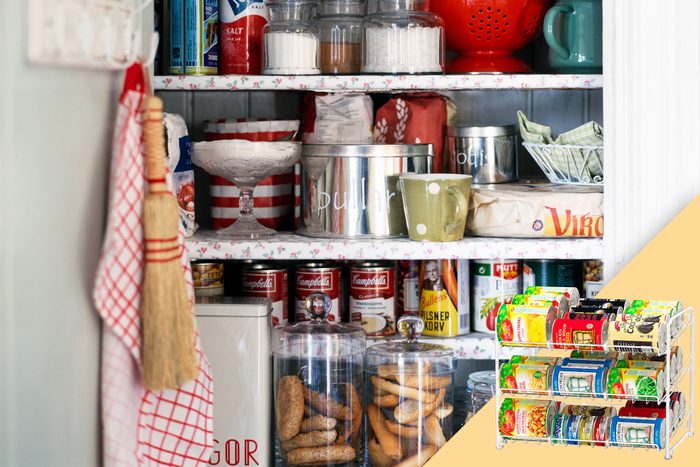 open kitchen pantry; with suggested product