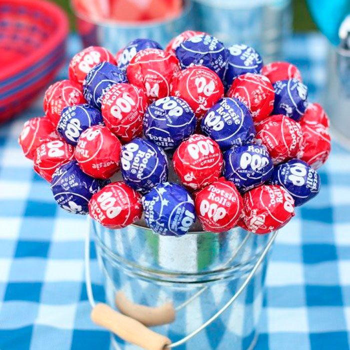 4th Of July Lollipop Tree Topiary Centerpiece