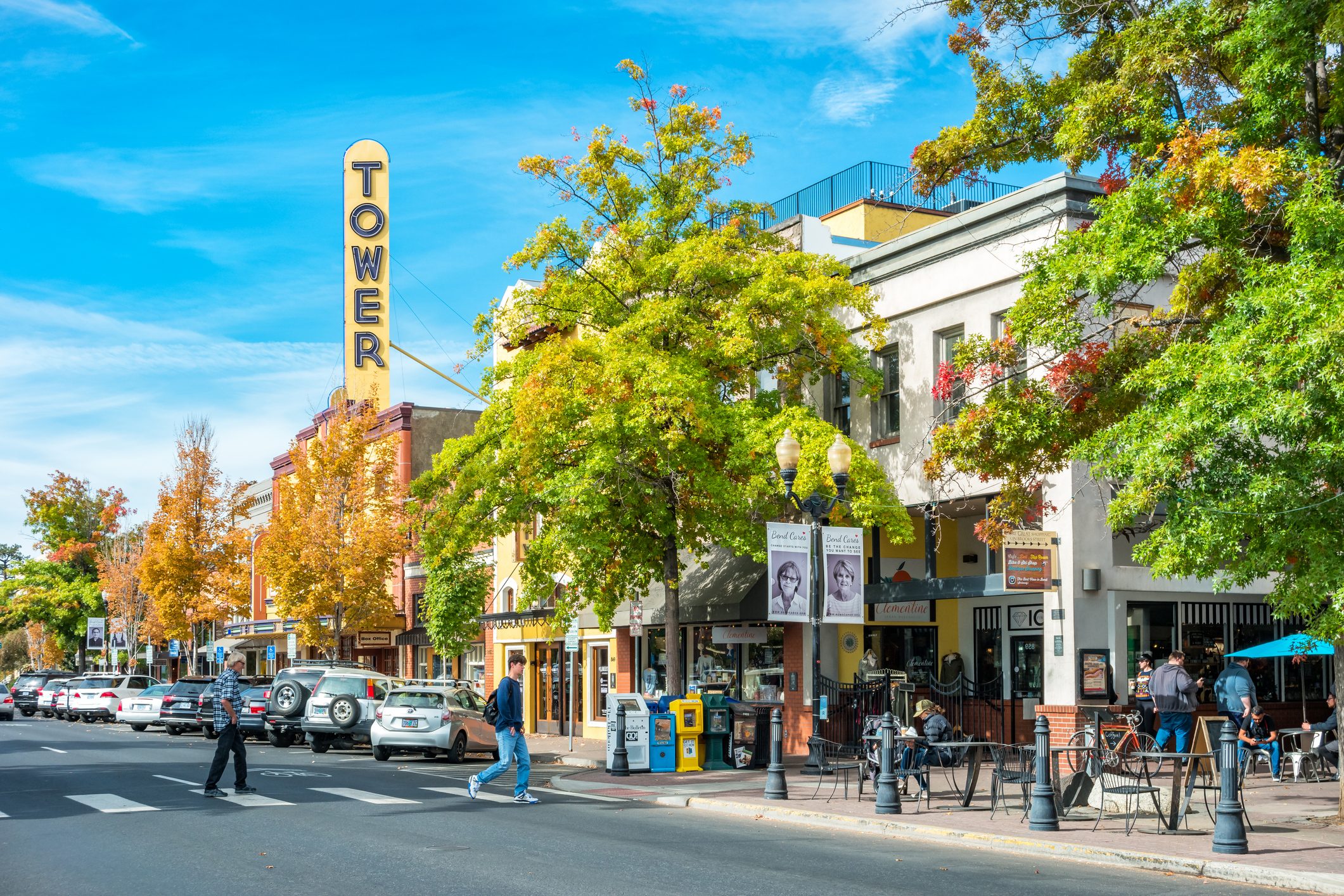Downtown Bend Oregon USA
