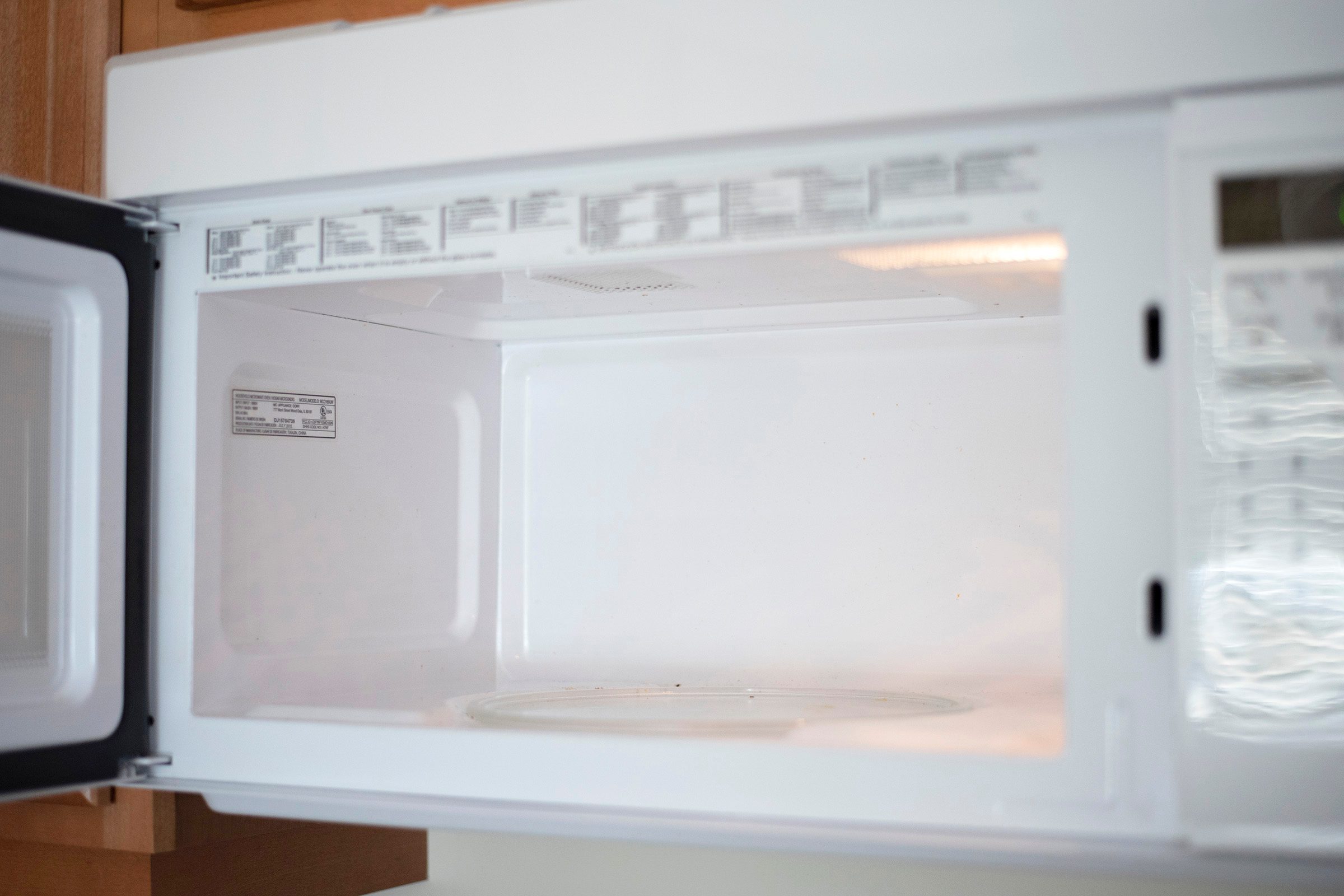 empty microwave