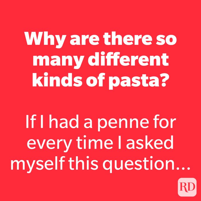 Why are there so many different kinds of pasta?