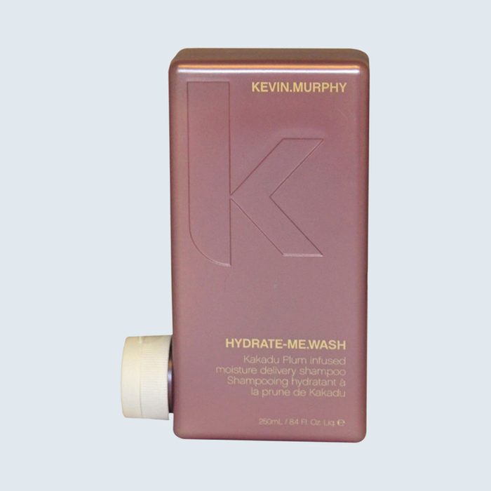 A rectangular bottle labeled 