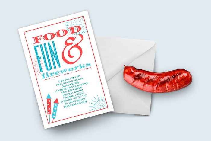 4th Of July Party Invitation