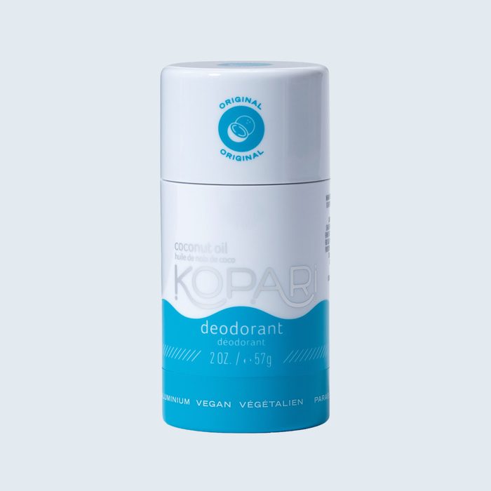 Deodorant stick labeled 