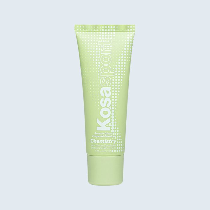 A light green tube of 