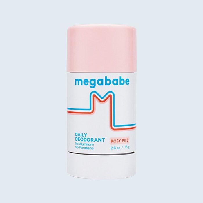 A deodorant stick labeled 