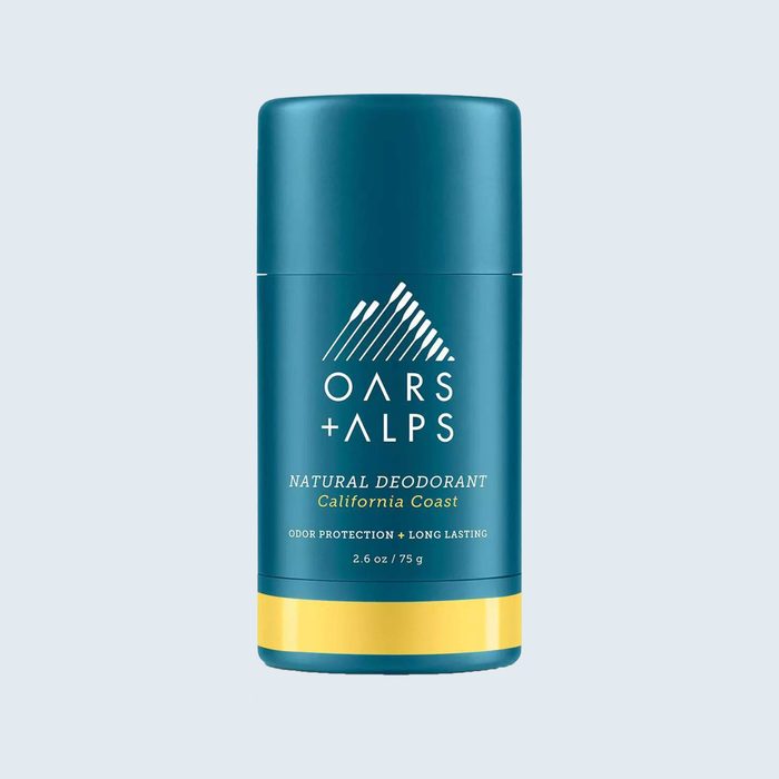 Deodorant stick labeled 