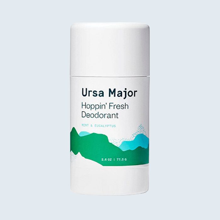 Deodorant stick labeled 