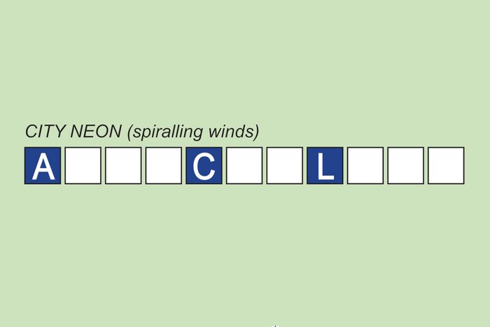 Brain teaser #17: Block anagram