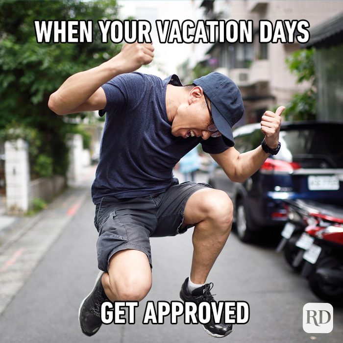 When your vacation days get approved