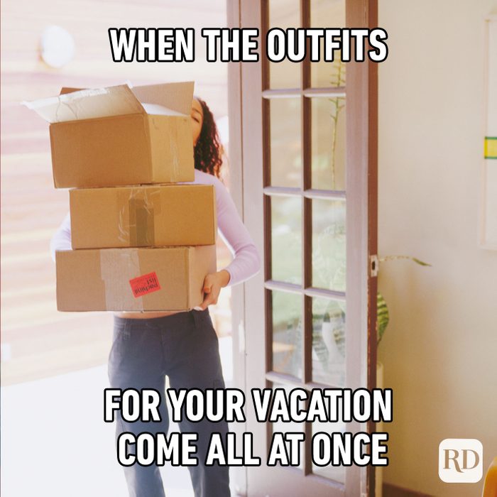 When The Outfits For Your Vacation Come All At Once