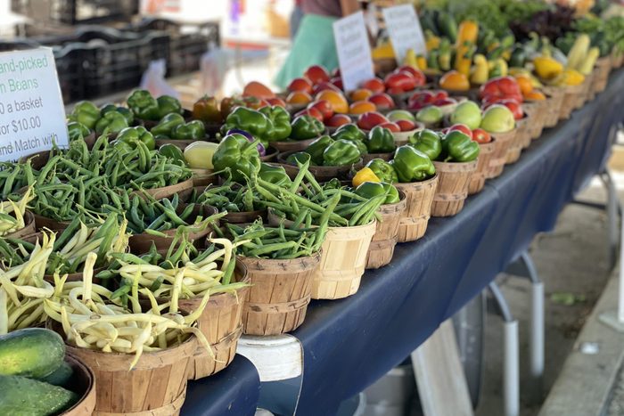 Fruits For Sale At Market Stall