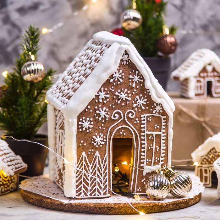 Snowflake Gingerbread House