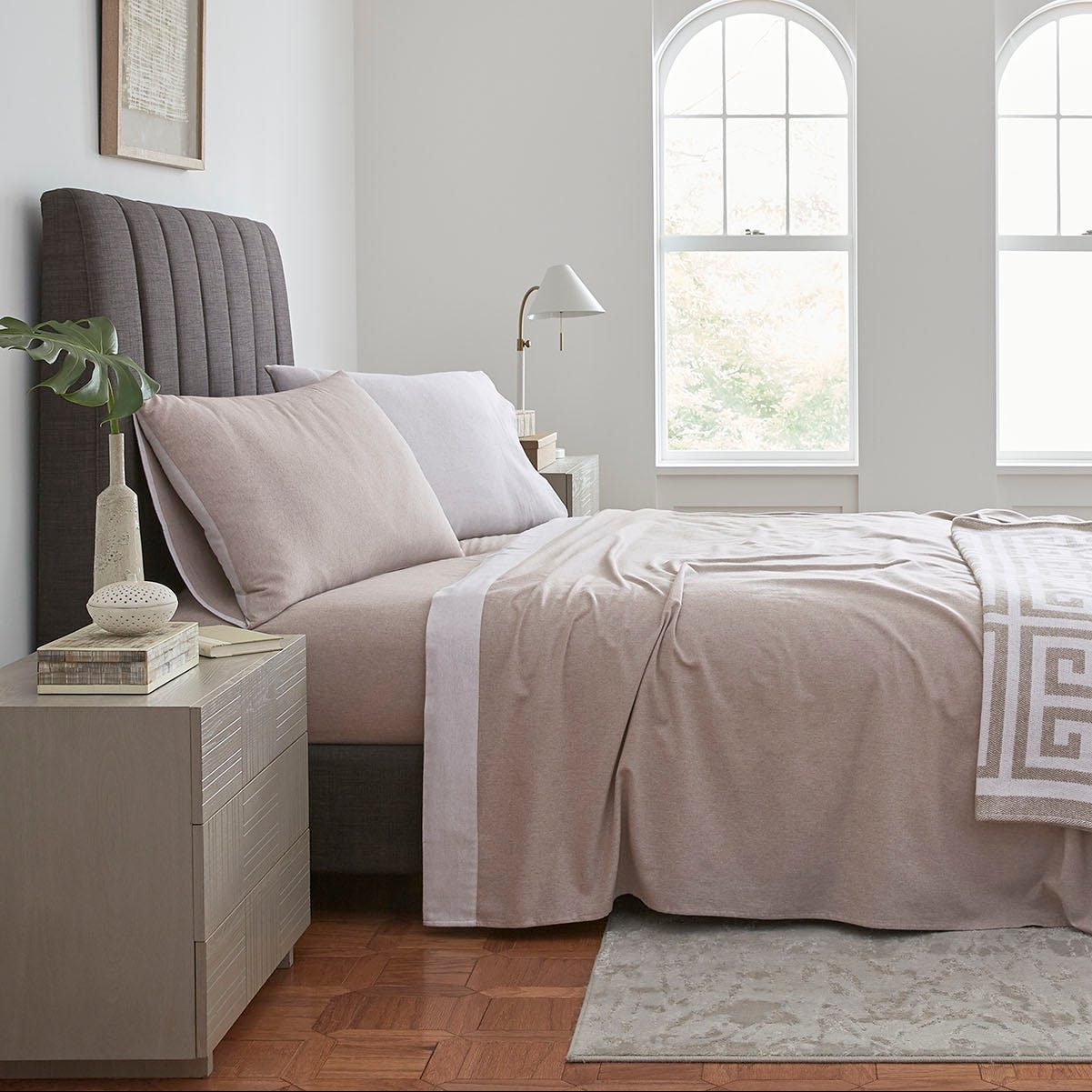 Riley Reversible Flannel Sheet Set