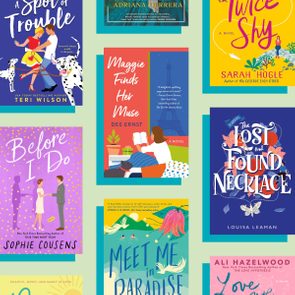 Colorful book covers displayed, each with distinct titles: 