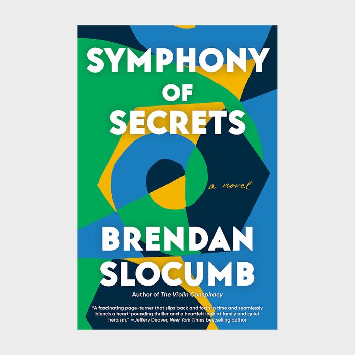 Book cover displays bold geometric patterns with 