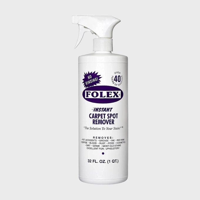 Spray bottle labeled 