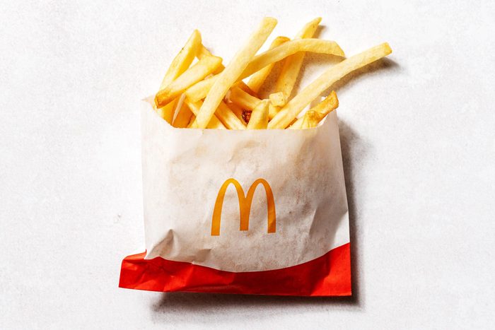 Fries Mcdonalds closeup