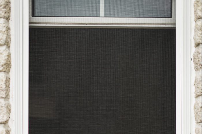 Open window screen.