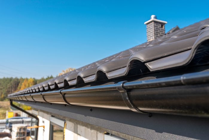 gutters on home