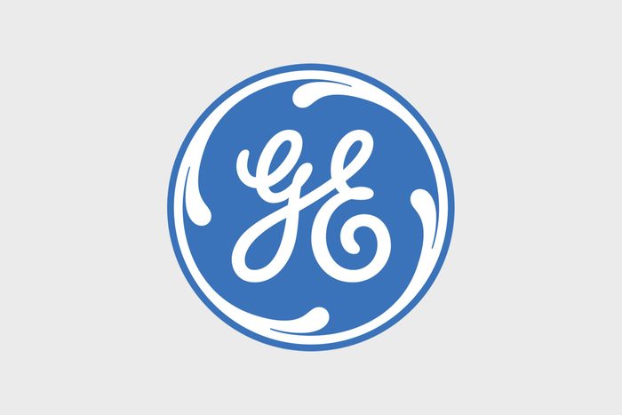 Blue circle featuring stylized white letters 