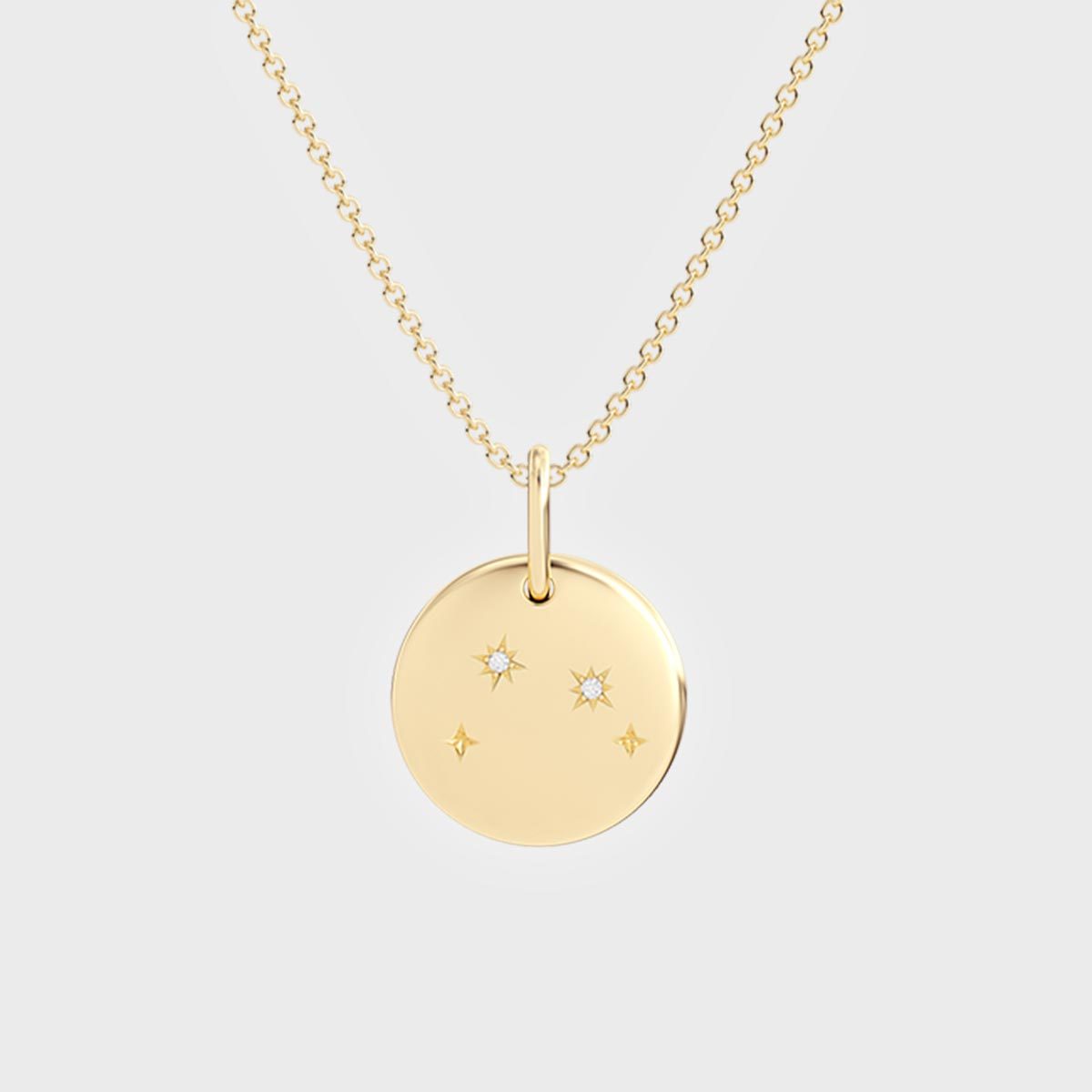 Quince Virgo Zodiac Necklace