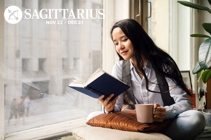 a woman reading a book