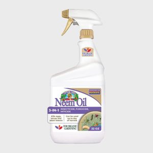 Spray bottle labeled 