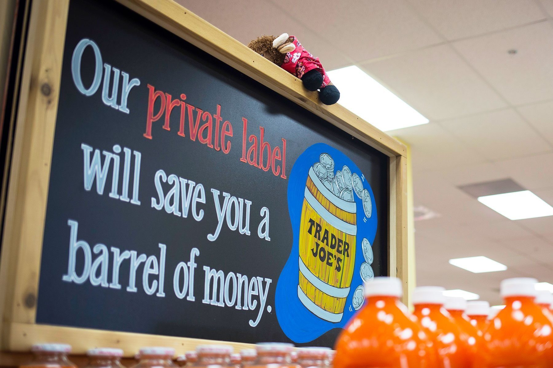 This Is Why Trader Joe’s Hides Stuffed Animals on Its Shelves